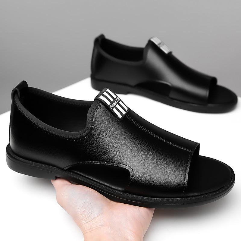 Men s sandals summer 2025 new men s beach breathable non-slip outer wear casual Roman leather sandals men s trend 38
Men s sandals summer 2025 new men s beach breathable non-slip outer wear casual Roman leather sandals men s trend 38