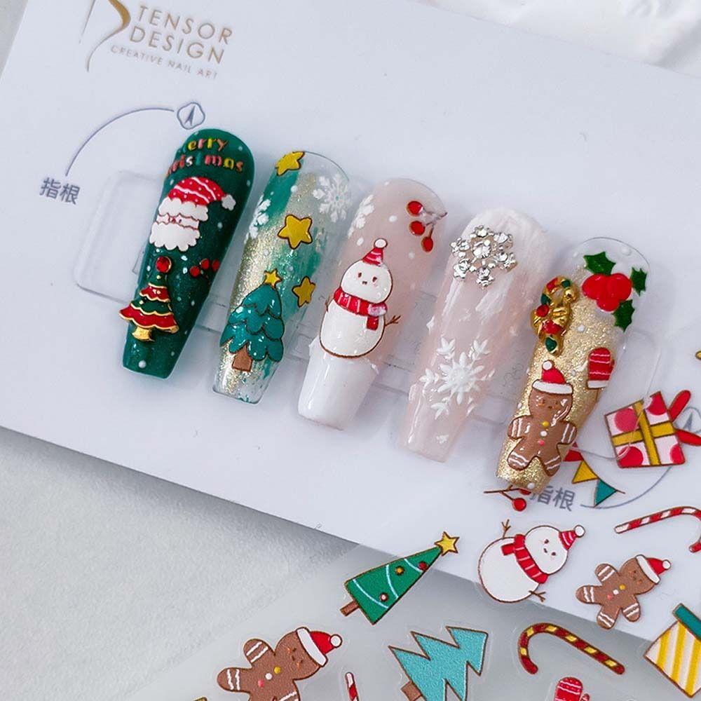 Santa Claus Nail Art Decorations Elk Nail Stickers Snowflake Nail Decals Christmas Nail Stickers E1
Santa Claus Nail Art Decorations Elk Nail Stickers Snowflake Nail Decals Christmas Nail Stickers E1