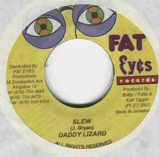 7inch Record DADDY LIZARD - Slew NONE Fat Eyes Record 2001 Jamaica Reggae, Ska & Dub Used
7inch Record DADDY LIZARD - Slew NONE Fat Eyes Record 2001 Jamaica Reggae, Ska & Dub Used