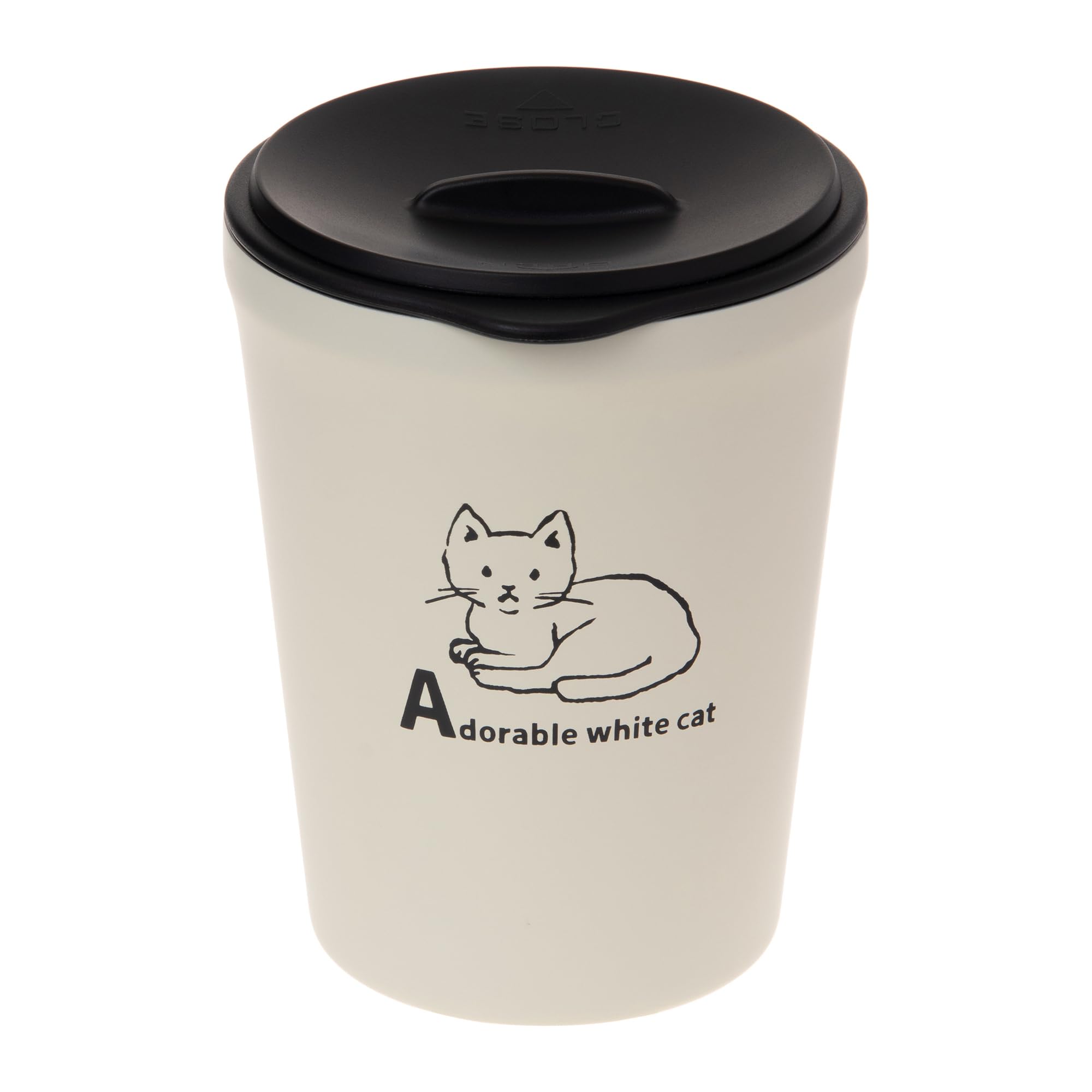 Maebata Nanineco Stainless Steel Tumbler with Cat 69794 Lid, Design, 260ml, білий
Maebata Nanineco Stainless Steel Tumbler with Cat 69794 Lid, Design, 260ml, білий