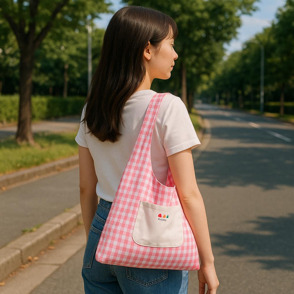 Cloth Lattice Shoulder Bag Sweet Canvas Tote Bag Vintage Double Sided Plaid Vest Bag Women червоний
Cloth Lattice Shoulder Bag Sweet Canvas Tote Bag Vintage Double Sided Plaid Vest Bag Women червоний