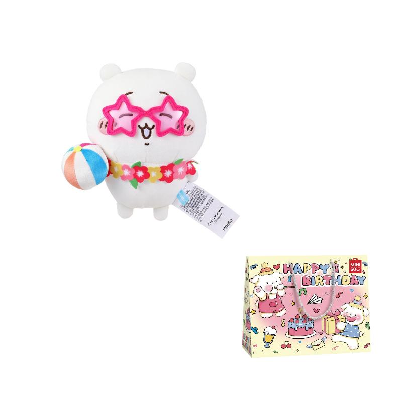 MINISO Chiikawa Сезон Літо Ляльки-Вінки Плюшева Лялька Труби Висока Лялька Heartbeat Shopping Bag
MINISO Chiikawa Сезон Літо Ляльки-Вінки Плюшева Лялька Труби Висока Лялька Heartbeat Shopping Bag