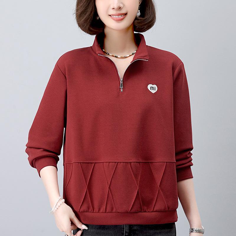 Women s 2024 Spring/Autumn Fashion Loose-Fit Casual Pullover Sweatshirt for Middle-Aged Moms M (90-115 jin recommended)
Women s 2024 Spring/Autumn Fashion Loose-Fit Casual Pullover Sweatshirt for Middle-Aged Moms M (90-115 jin recommended)