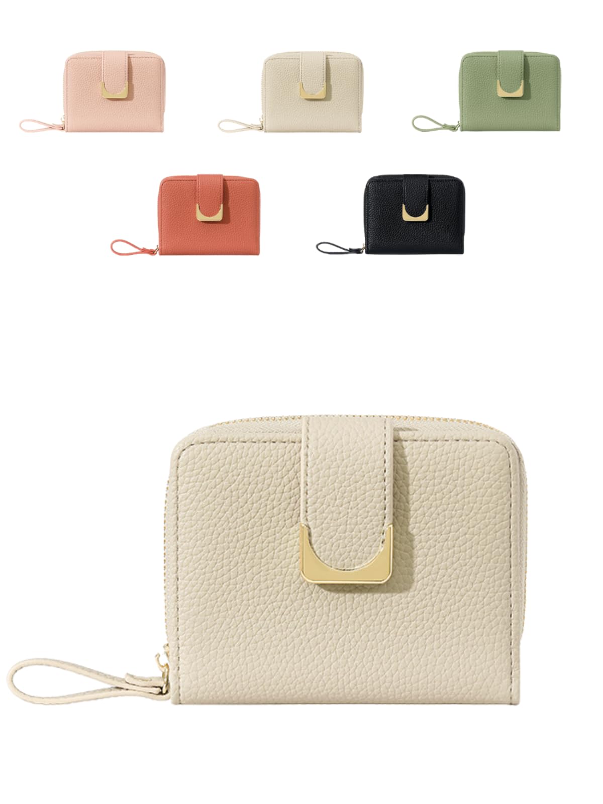 hymyillen Women s Bifold Wallet with Coin Purse, Card Slots, Receipt Pocket, and Compact Design for Bi-Folded Bills (Apricot)
hymyillen Women s Bifold Wallet with Coin Purse, Card Slots, Receipt Pocket, and Compact Design for Bi-Folded Bills (Apricot)