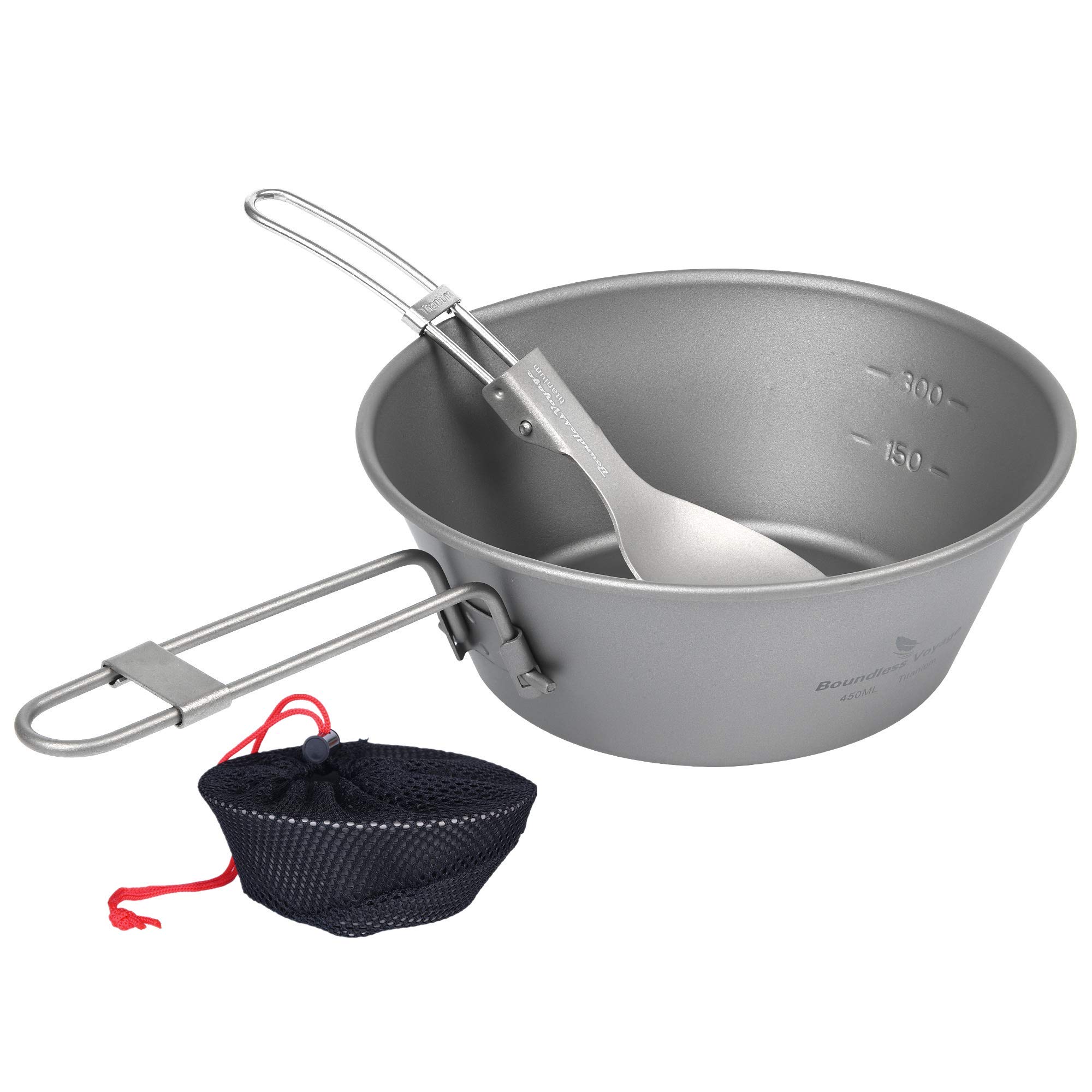 Titanium Sierra Cup 450ml Foldable Titanium Bowl for Outdoor Camping BBQ (450ml + Spoon)
Titanium Sierra Cup 450ml Foldable Titanium Bowl for Outdoor Camping BBQ (450ml + Spoon)