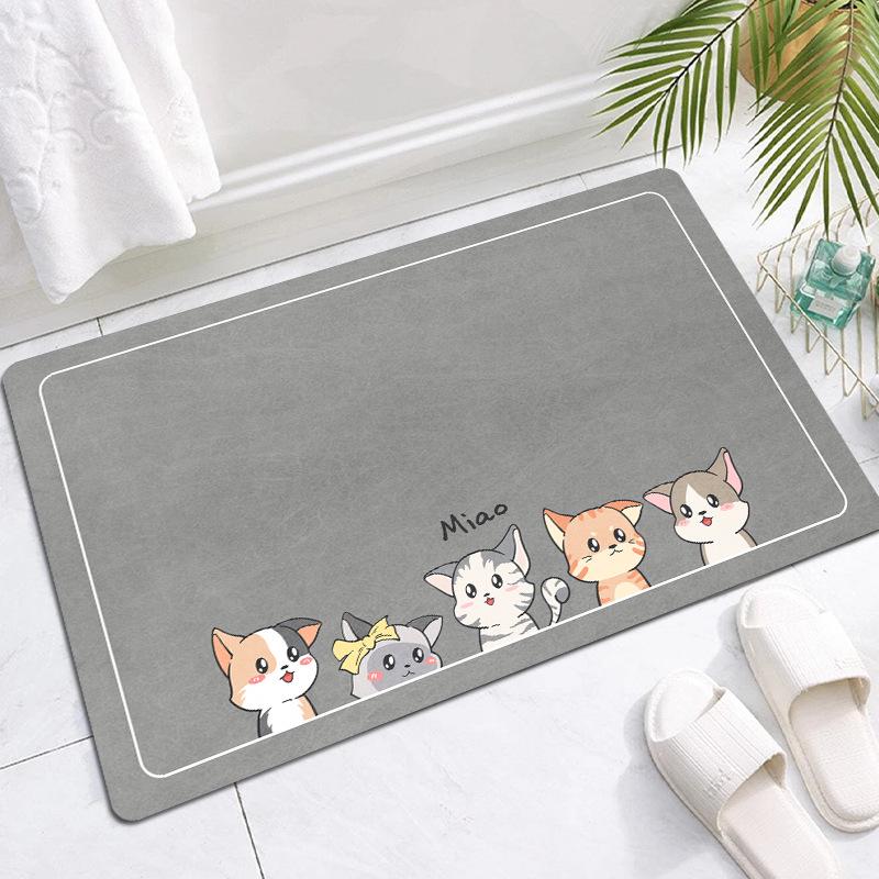 Cartoon Non-slip Diatom Mud Bath Mat - Quick Dry, Water Absorbent, Stain Resistant, Easy Clean 40x60 cm
Cartoon Non-slip Diatom Mud Bath Mat - Quick Dry, Water Absorbent, Stain Resistant, Easy Clean 40x60 cm