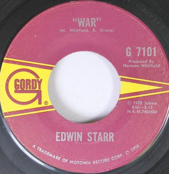7inch Record EDWIN STARR - War / He Who Picks A Rose G7101 Gordy 1970 US Soul/Funk Used
7inch Record EDWIN STARR - War / He Who Picks A Rose G7101 Gordy 1970 US Soul/Funk Used