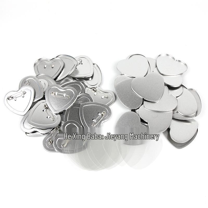 Heart-Shaped Tinplate Badge Holder - 54 x 58 mm Glossy Film (Minimum order of 100 sheets)
Heart-Shaped Tinplate Badge Holder - 54 x 58 mm Glossy Film (Minimum order of 100 sheets)