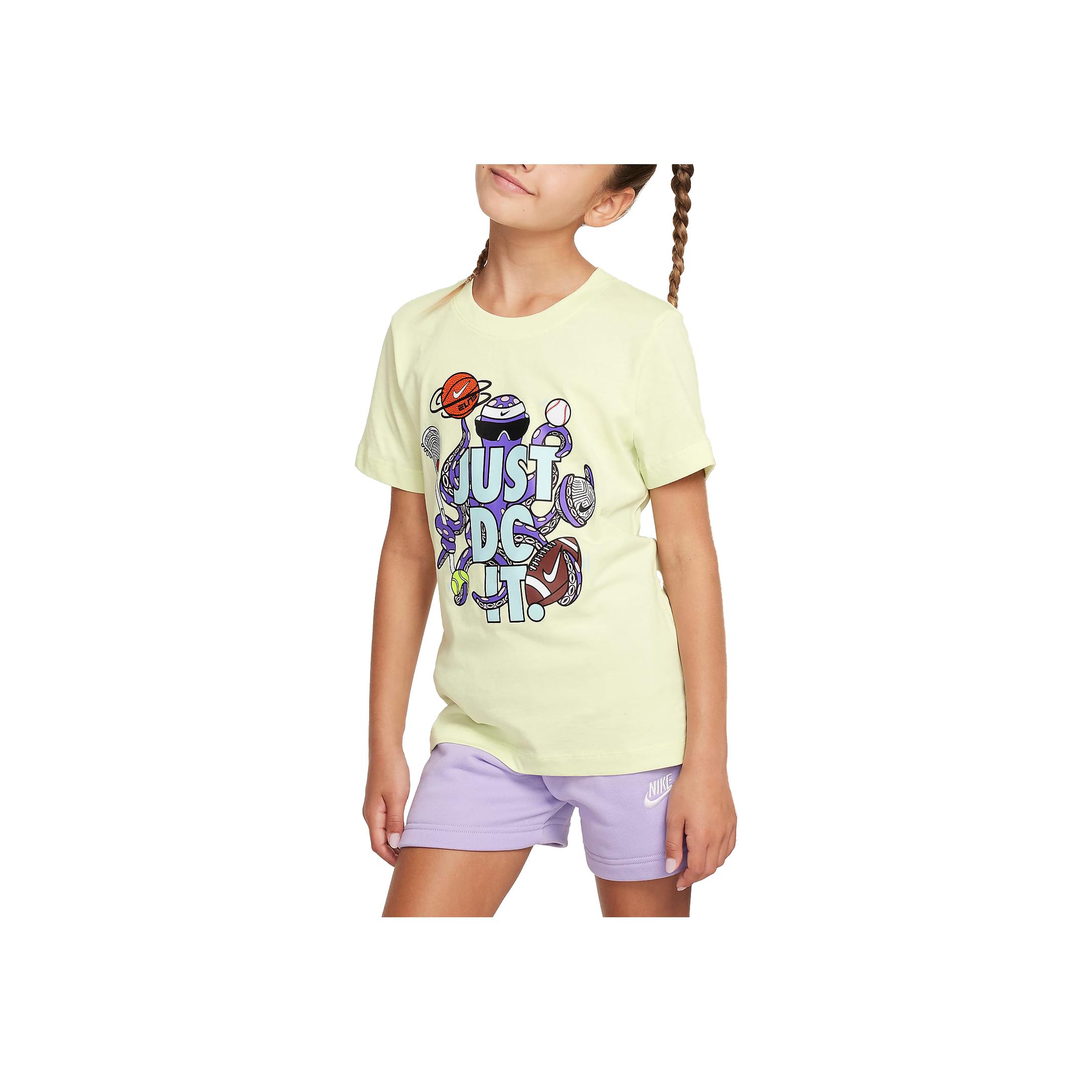 Nike Спортивная одежда с круглым вырезом, удобная простая футболка с коротким рукавом и принтом, детские топы Lime-Ice FZ5119-303 L
Nike Спортивная одежда с круглым вырезом, удобная простая футболка с коротким рукавом и принтом, детские топы Lime-Ice FZ5119-303 L