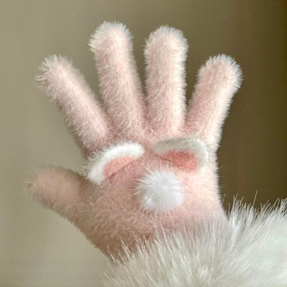 Cat Ear Coral Velvet Gloves Rabbit Cotton Mittens Cute Full Finger Gloves Women B
Cat Ear Coral Velvet Gloves Rabbit Cotton Mittens Cute Full Finger Gloves Women B