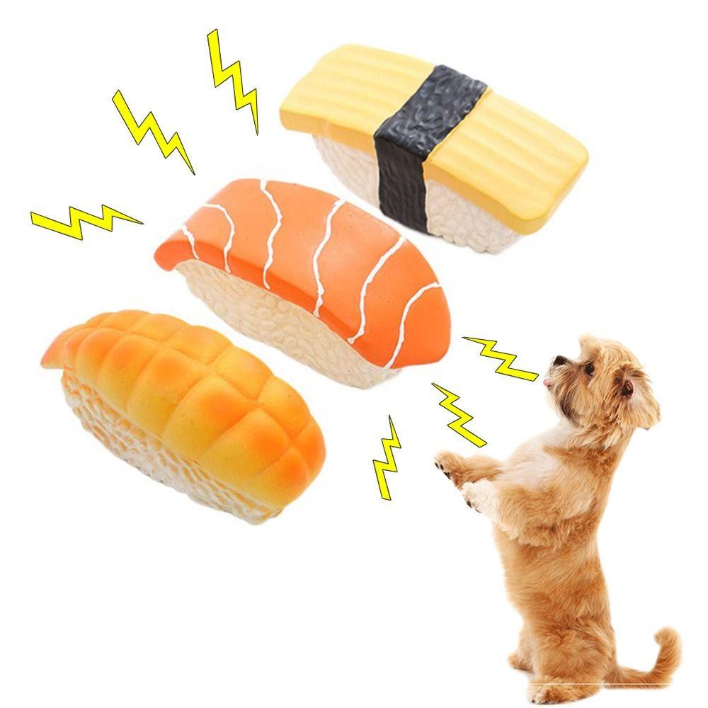 Sounding Toy Squeak Dog Throw Toys Pet Accessories Dog Sushi Toy Chew Training Toy Dog Supplies Salmon
Sounding Toy Squeak Dog Throw Toys Pet Accessories Dog Sushi Toy Chew Training Toy Dog Supplies Salmon
