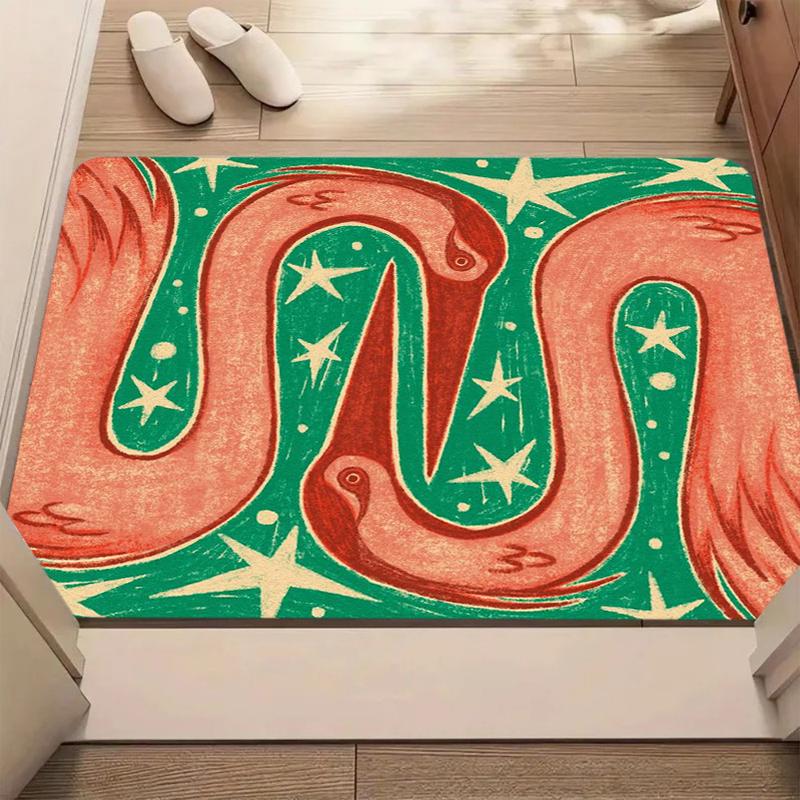 Abstract Crocodile Print Carpet Artistic Ma Xianhe Decorative Door Mat Chinese Style Living Room Bedroom Entrance Carpet 40cm x 60cm
Abstract Crocodile Print Carpet Artistic Ma Xianhe Decorative Door Mat Chinese Style Living Room Bedroom Entrance Carpet 40cm x 60cm