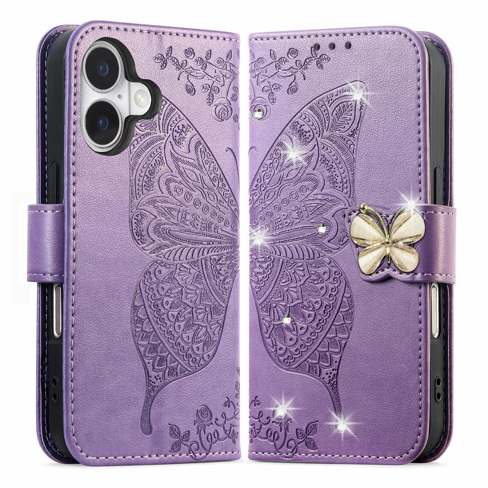 Для iPhone 17 Чохол 3D Декор Стразами Метелик Квітка Шкіряна Кришка для Телефона з Ремінцем на Зап ястя
Для iPhone 17 Чохол 3D Декор Стразами Метелик Квітка Шкіряна Кришка для Телефона з Ремінцем на Зап ястя