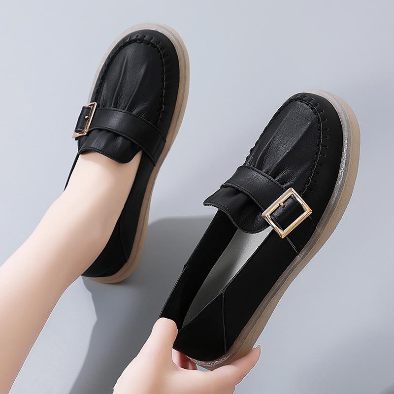 Spring and Autumn women s single shoes soft leather soft sole casual shoes little white shoes are not tired, mother shoes are versatile and one pedal 35 білий
Spring and Autumn women s single shoes soft leather soft sole casual shoes little white shoes are not tired, mother shoes are versatile and one pedal 35 білий