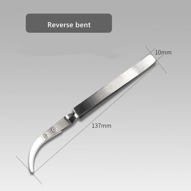 High Temperature Resistant ESD Safe Ceramic Tweezers Non-Magnetic Tips for Precision Handling of Semiconductor Components Reverse bent
High Temperature Resistant ESD Safe Ceramic Tweezers Non-Magnetic Tips for Precision Handling of Semiconductor Components Reverse bent
