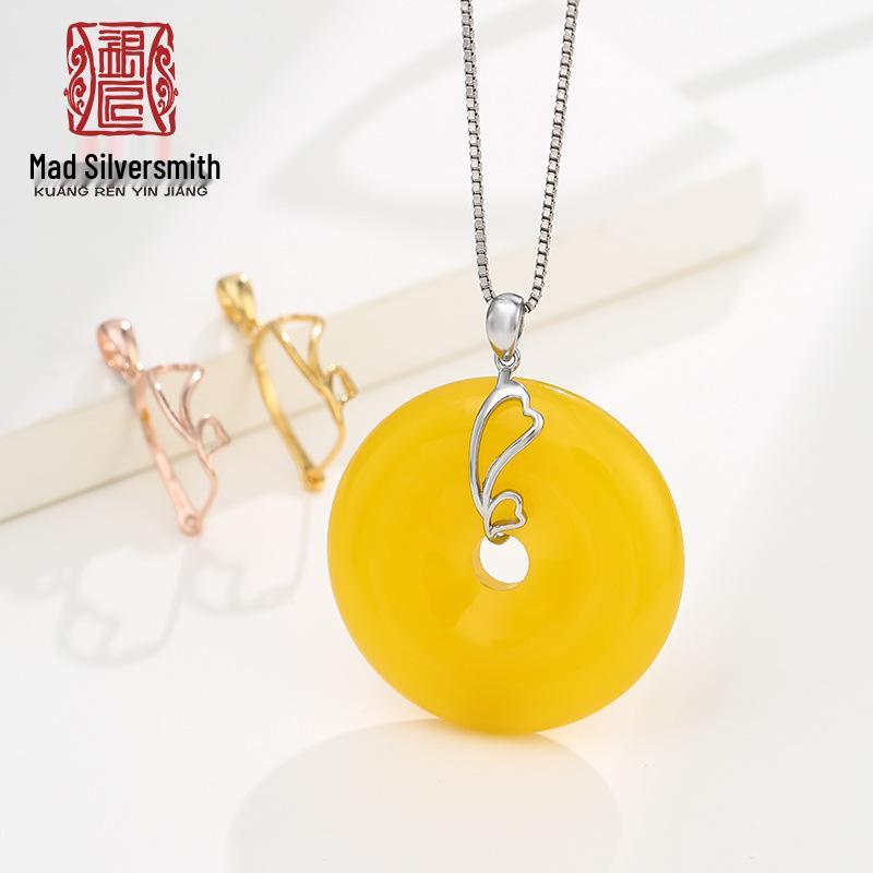 18K Gold-Plated Sterling Silver Jade Gemstone Pendant Safety Clasp Necklace 925 Silver
18K Gold-Plated Sterling Silver Jade Gemstone Pendant Safety Clasp Necklace 925 Silver