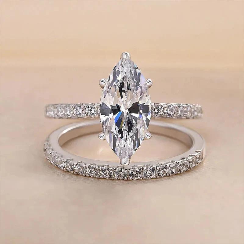 CAOSHI 2Pcs/Set Luxury Wedding Rings for Women Bright Marquise Zirconia Finger Zircon Gorgeous Fashion Copper Color Accessories 6
CAOSHI 2Pcs/Set Luxury Wedding Rings for Women Bright Marquise Zirconia Finger Zircon Gorgeous Fashion Copper Color Accessories 6