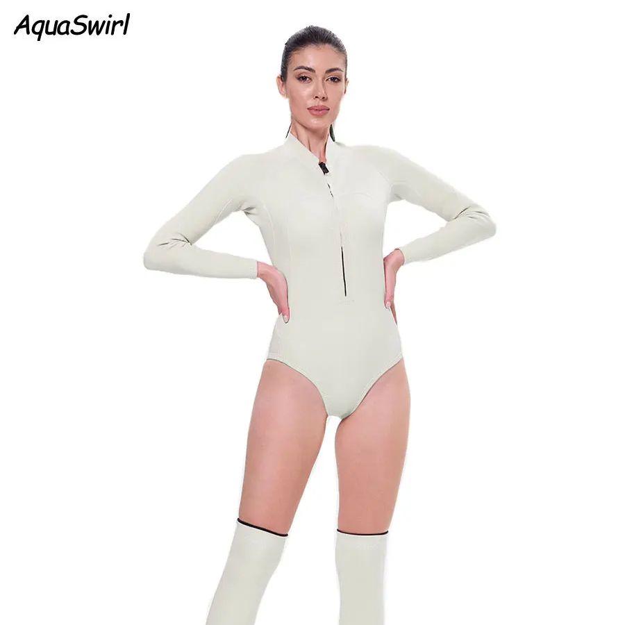AquaSwirl 2mm Neoprene Split Wetsuit for Snorkeling , Sexy Stand Collar Full Sleeve Suit with Front Zipper M
AquaSwirl 2mm Neoprene Split Wetsuit for Snorkeling , Sexy Stand Collar Full Sleeve Suit with Front Zipper M