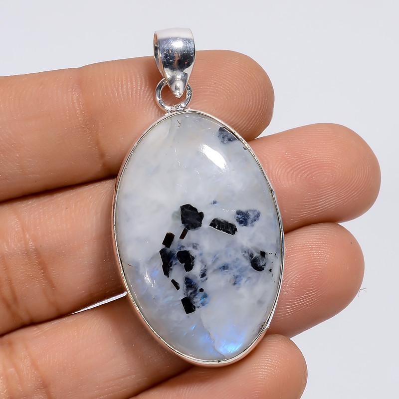 Beautiful Top Grade Qualite 100% Natural Rainbow Moonstone Oval Shape Ethnic Style Handmade Jewelry 925 Steling Silver Pendant 1.7 WSJ-5056 1.7
Beautiful Top Grade Qualite 100% Natural Rainbow Moonstone Oval Shape Ethnic Style Handmade Jewelry 925 Steling Silver Pendant 1.7 WSJ-5056 1.7