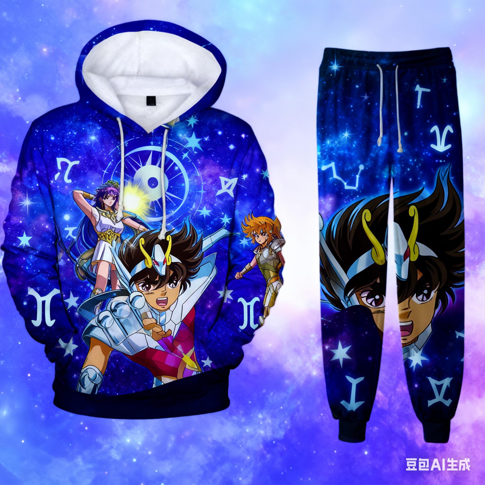 Аніме Saint Seiya Худі з 3D-друком Костюм Чоловік Жінка Спортивні штани Набори з 2 шт. Новий Дитячий Светр Косплей Чоловічий Спортивні костюми для бігу M
Аніме Saint Seiya Худі з 3D-друком Костюм Чоловік Жінка Спортивні штани Набори з 2 шт. Новий Дитячий Светр Косплей Чоловічий Спортивні костюми для бігу M
