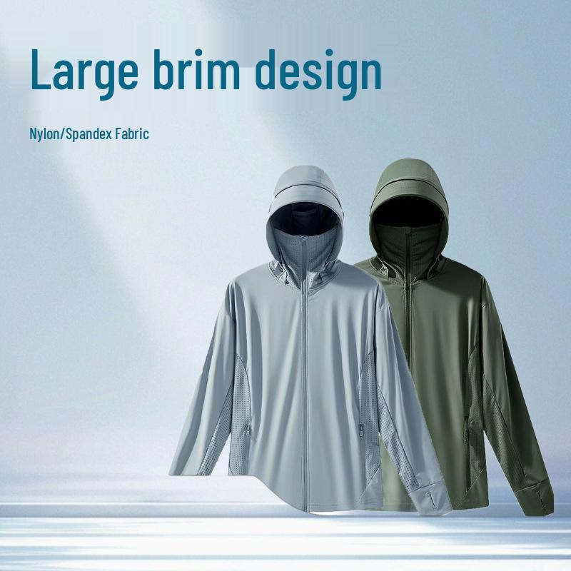 Ice Silk UV Protection Jacket: Breathable, Detachable, Large Brim, Mesh Design for Men and Women 2XL
Ice Silk UV Protection Jacket: Breathable, Detachable, Large Brim, Mesh Design for Men and Women 2XL
