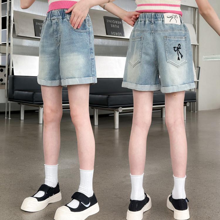 Девичьи джинсовые шорты на лето Свободные брюки Дышащие джинсовые брюки 160
Девичьи джинсовые шорты на лето Свободные брюки Дышащие джинсовые брюки 160