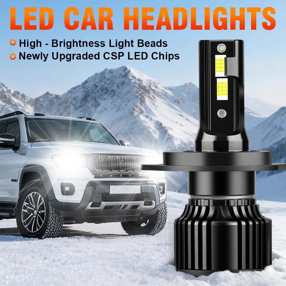 2PCS H4 LED Car Headlight Bulbs 200W Super Bright Canbus Led for Car Headlamp CSP 3570 With Cooling Fan Auto Light 6500K White High Bright
2PCS H4 LED Car Headlight Bulbs 200W Super Bright Canbus Led for Car Headlamp CSP 3570 With Cooling Fan Auto Light 6500K White High Bright