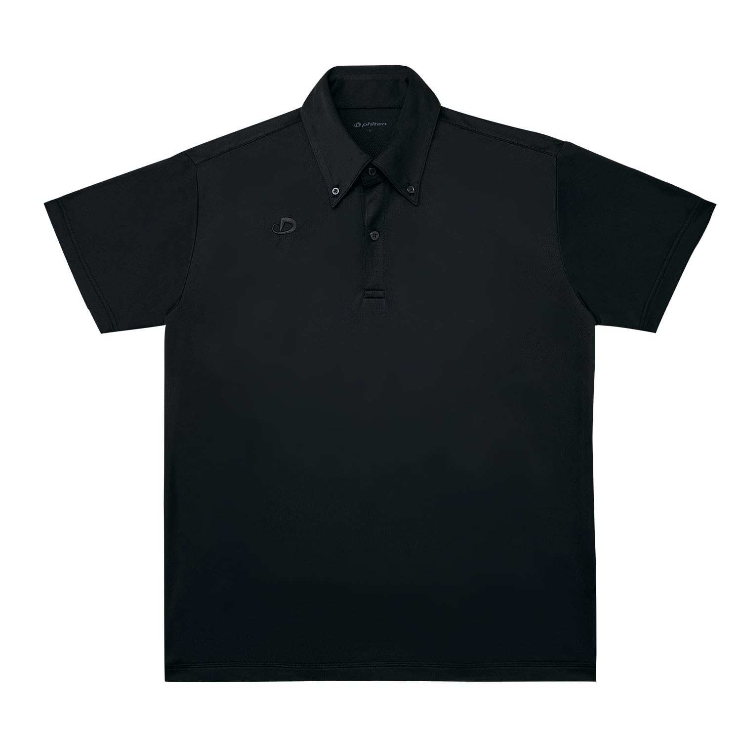 Phiten Men s Polo Shirt, Black, Size L
Phiten Men s Polo Shirt, Black, Size L