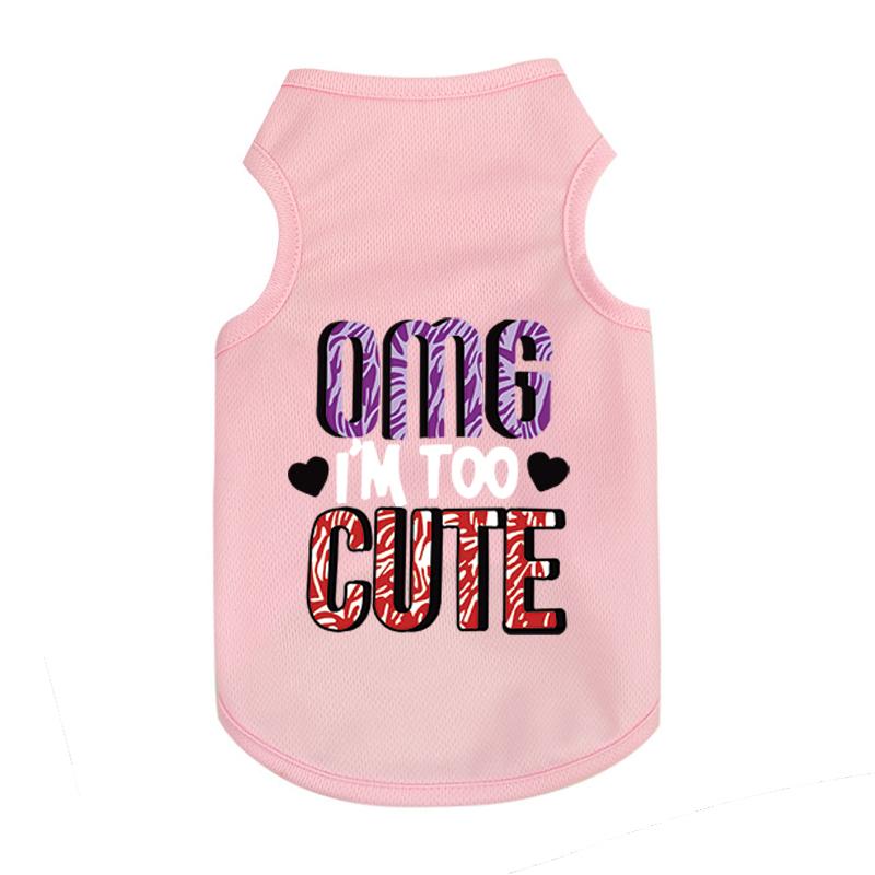 Dog vest spring and summer models sunscreen cool pet clothes breathable lightweight cat clothes small and medium-sized dogs S розовый
Dog vest spring and summer models sunscreen cool pet clothes breathable lightweight cat clothes small and medium-sized dogs S розовый