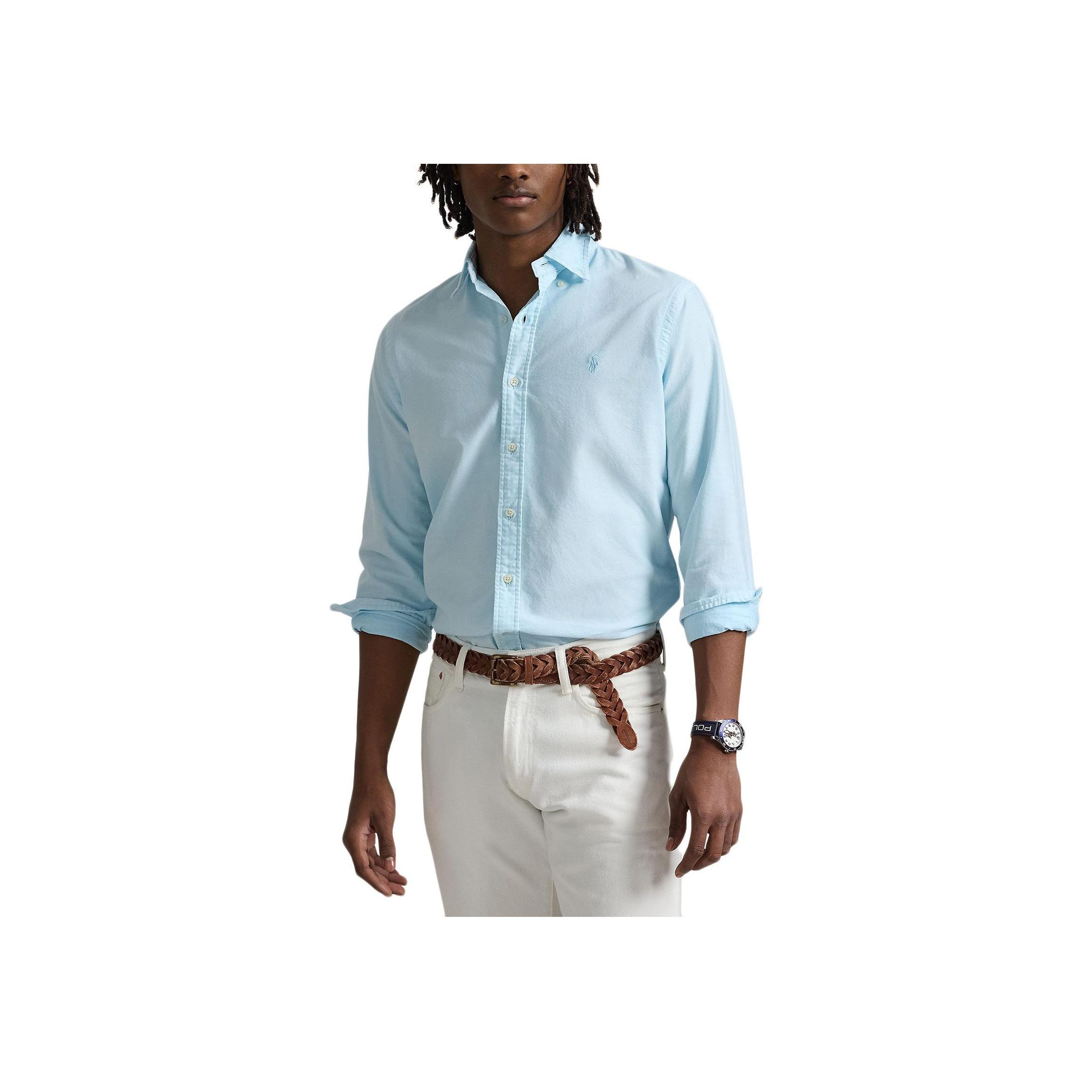 Polo Ralph Lauren Solid Color Polo Collar Logo Button Long Sleeve Shirt Men shirts Blue 710968913-005 S
Polo Ralph Lauren Solid Color Polo Collar Logo Button Long Sleeve Shirt Men shirts Blue 710968913-005 S