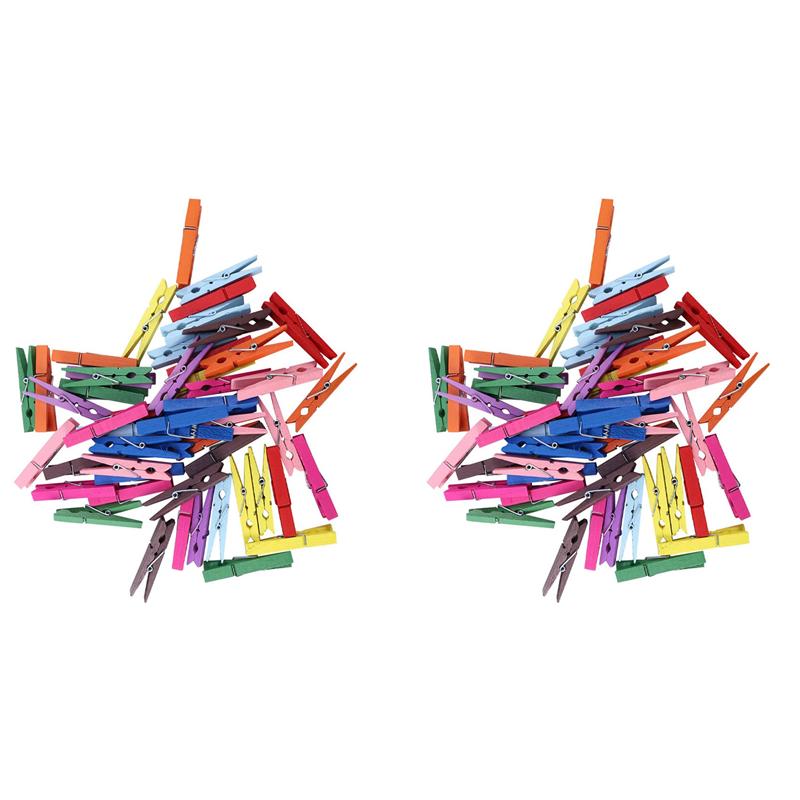 A96I-3-Inch Large Natural Colorful Wooden Clothespins, Set Of 100 Pins, Assorted Colors
A96I-3-Inch Large Natural Colorful Wooden Clothespins, Set Of 100 Pins, Assorted Colors