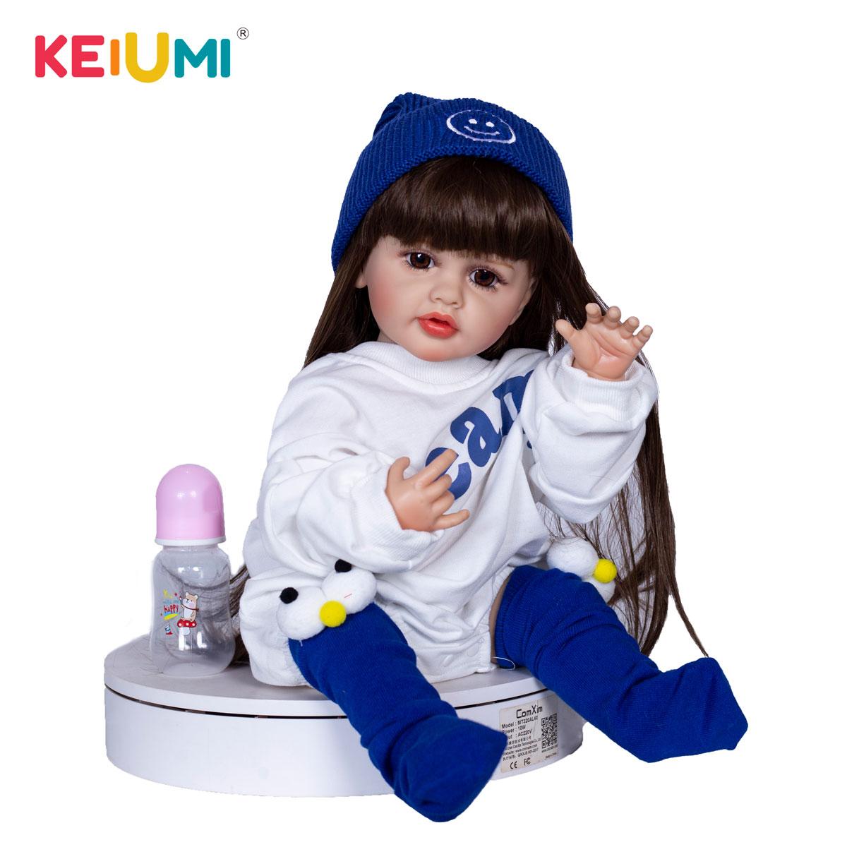 KEIUMI 22 дюйма Bebe Reborn 55 см полностью силиконовые виниловые куклы реалистичная кукла реборн девочка по имени Бетти детская игрушка для косплея 22 inch коричневый
KEIUMI 22 дюйма Bebe Reborn 55 см полностью силиконовые виниловые куклы реалистичная кукла реборн девочка по имени Бетти детская игрушка для косплея 22 inch коричневый