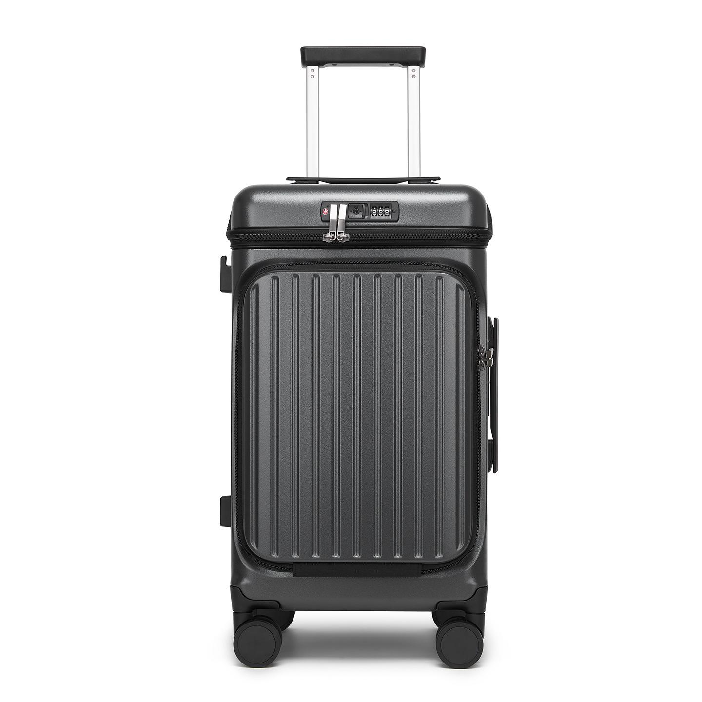 20-Inch Spinner Carry-On Suitcase with Password Lock, Large Capacity, Front-Opening, Pull Handle, for Export to Japan 20-inch серый
20-Inch Spinner Carry-On Suitcase with Password Lock, Large Capacity, Front-Opening, Pull Handle, for Export to Japan 20-inch серый