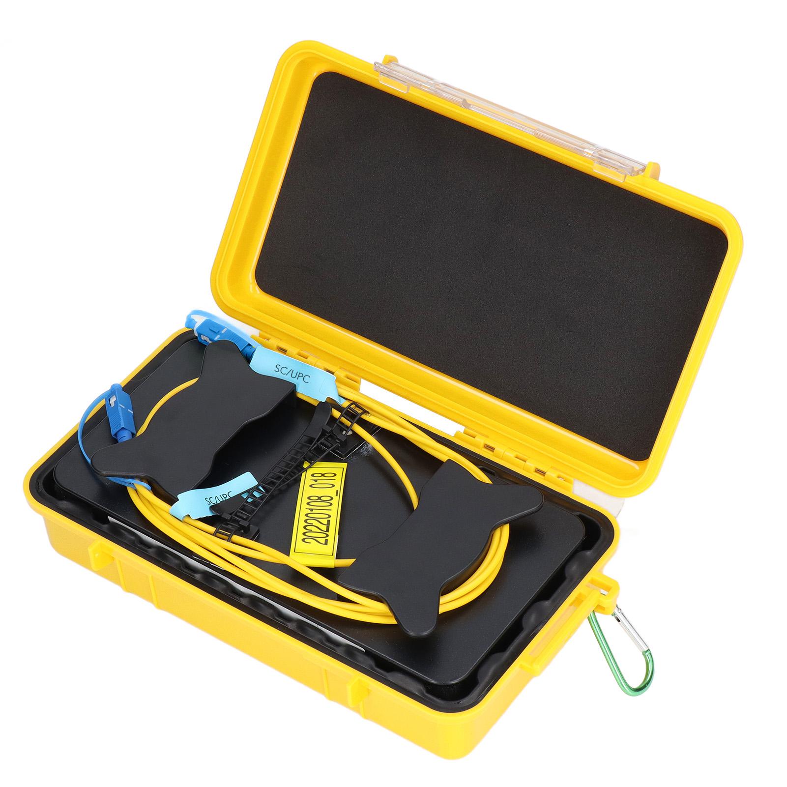 Удлинитель для тестирования оптического волокна OTDR Launch Jumper Cable Box Single Mode 2000 метров
Удлинитель для тестирования оптического волокна OTDR Launch Jumper Cable Box Single Mode 2000 метров