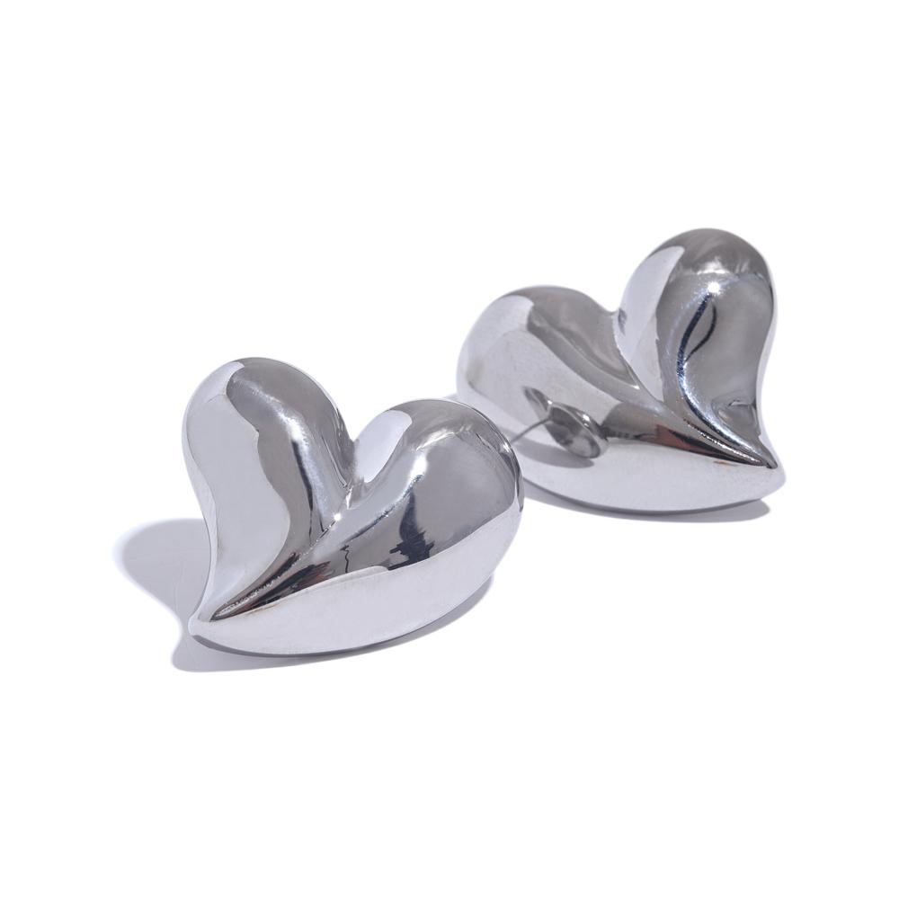 Yhpup Big Promotion 316l Stainless Steel Heart Fashion Stud Earrings 18K Gold Plated Metal Rust Proof Charm Jewelry Wholesale
Yhpup Big Promotion 316l Stainless Steel Heart Fashion Stud Earrings 18K Gold Plated Metal Rust Proof Charm Jewelry Wholesale