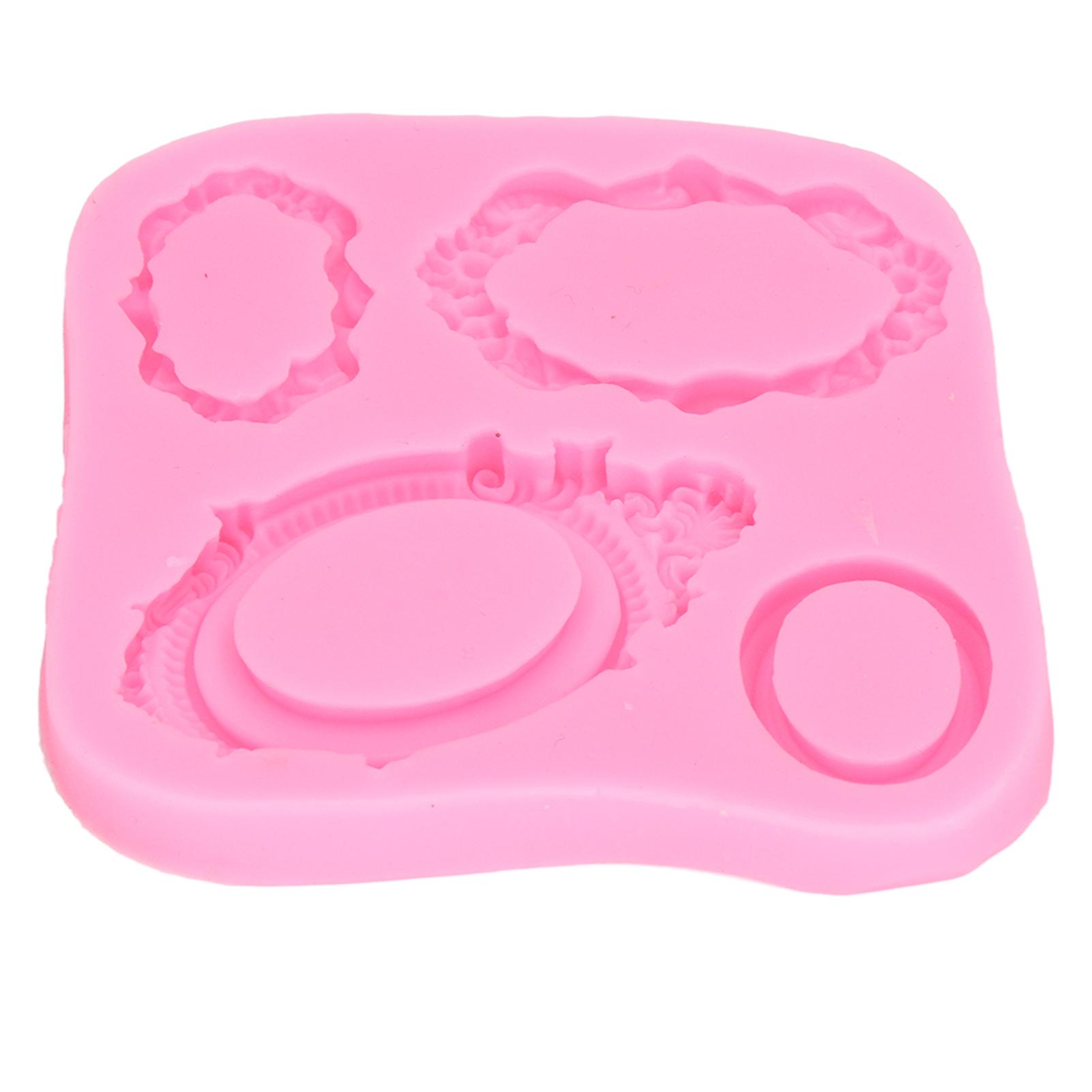 Frame Mold 4 Types Silicone Fondant Cake Chocolate Decorating Mould for Cooking Baking L
Frame Mold 4 Types Silicone Fondant Cake Chocolate Decorating Mould for Cooking Baking L