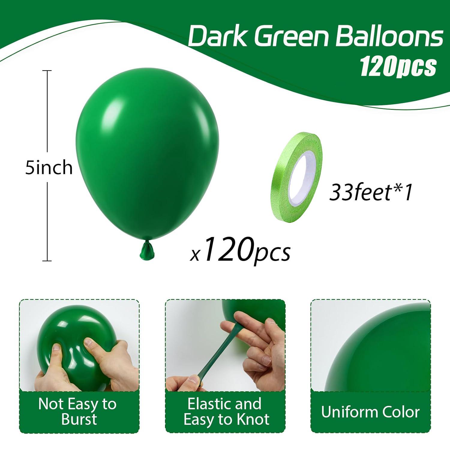 5inch 120pcs multi-color balloon set, suitable for weddings, birthdays, themed parties, pre wedding parties, family gatherings 5inch темно-зелений колір
5inch 120pcs multi-color balloon set, suitable for weddings, birthdays, themed parties, pre wedding parties, family gatherings 5inch темно-зелений колір