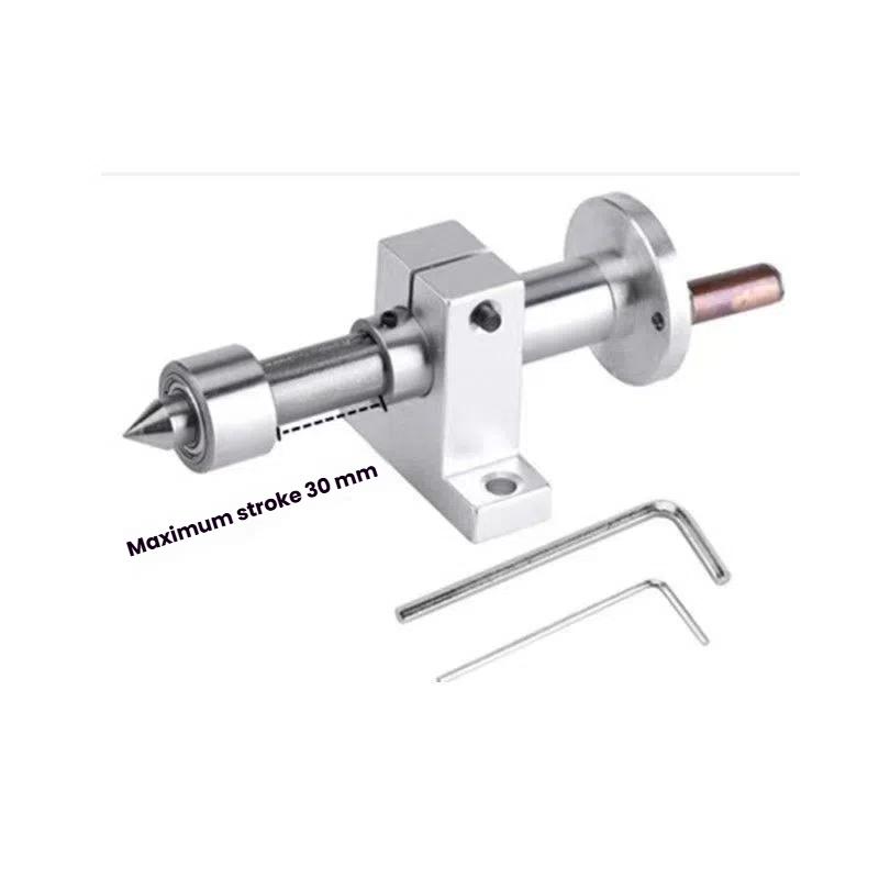 1 Set Adjustable Double Bearing Live Center Revolving DIY Accessory Wrench Mini LatheThimble Drilling Tailstock Tool
1 Set Adjustable Double Bearing Live Center Revolving DIY Accessory Wrench Mini LatheThimble Drilling Tailstock Tool