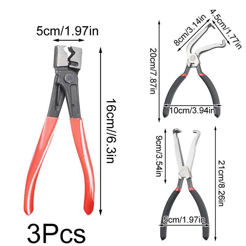 3Pcs/Set Motorcycle Automotive Repair Tools Oil Pipe Separate Plier Electrical Disconnect Pliers Fuel Line Wire Removal Plier A
3Pcs/Set Motorcycle Automotive Repair Tools Oil Pipe Separate Plier Electrical Disconnect Pliers Fuel Line Wire Removal Plier A