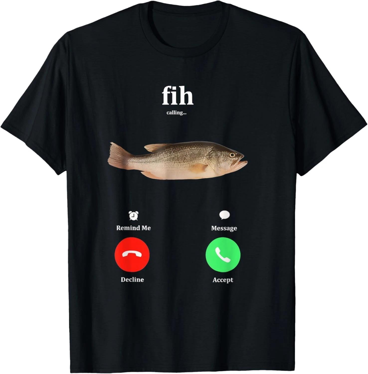Fih Звонок Напомнить Сообщение Отклонить Принять Телефонный звонок Рыба унисекс Футболка S
Fih Звонок Напомнить Сообщение Отклонить Принять Телефонный звонок Рыба унисекс Футболка S