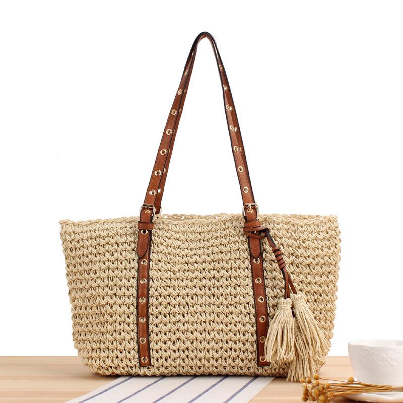 Phoenix Eye Single Shoulder Woven Crochet Tassel Beach Bag for Women
Phoenix Eye Single Shoulder Woven Crochet Tassel Beach Bag for Women