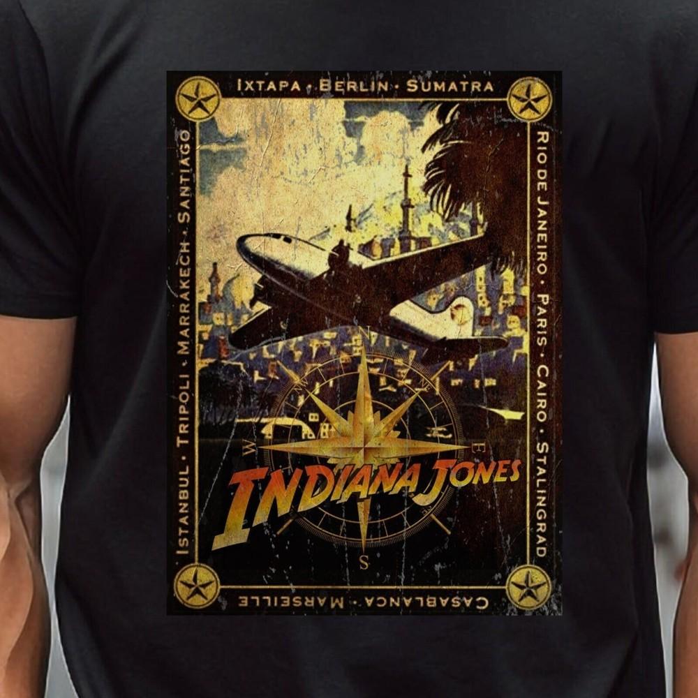 Indiana Jones Tshirt T shirt T-shirt Vintage Aesthetic World Traveler Airplane D Unisex T-Shirt XXL
Indiana Jones Tshirt T shirt T-shirt Vintage Aesthetic World Traveler Airplane D Unisex T-Shirt XXL