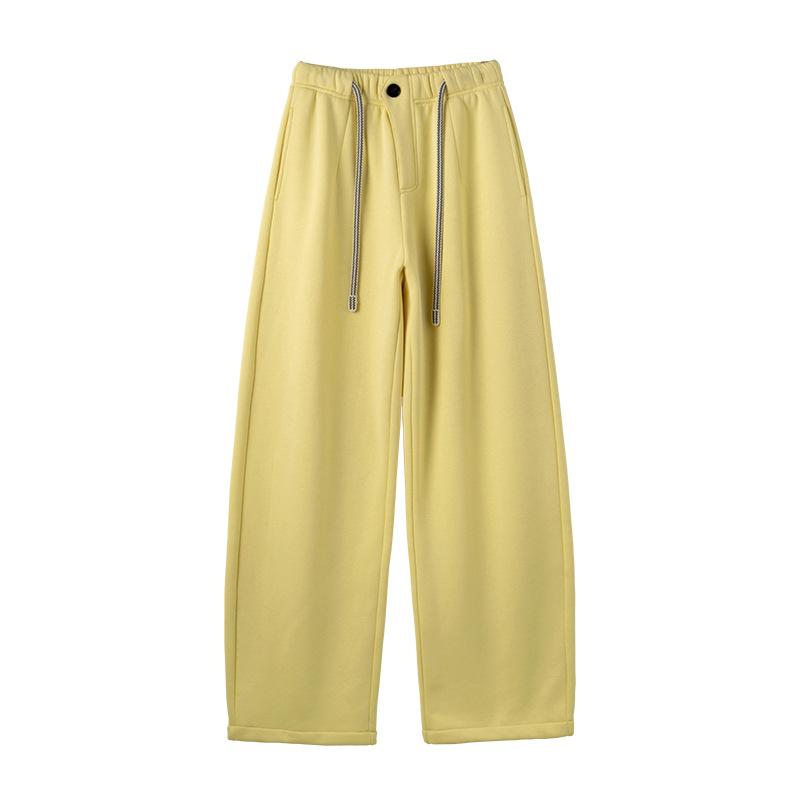 Pomelo Yellow Plus Velvet Thickened Drawstring Scimitar Banana Pants New Winter Loose Sports and Casual Wide-leg Pants S
Pomelo Yellow Plus Velvet Thickened Drawstring Scimitar Banana Pants New Winter Loose Sports and Casual Wide-leg Pants S