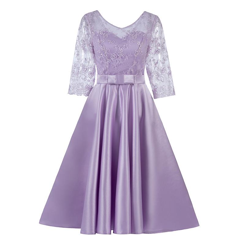Solid color dress New temperament evening dress Host slim fit medium and long dress Spring XS фиолетовый
Solid color dress New temperament evening dress Host slim fit medium and long dress Spring XS фиолетовый