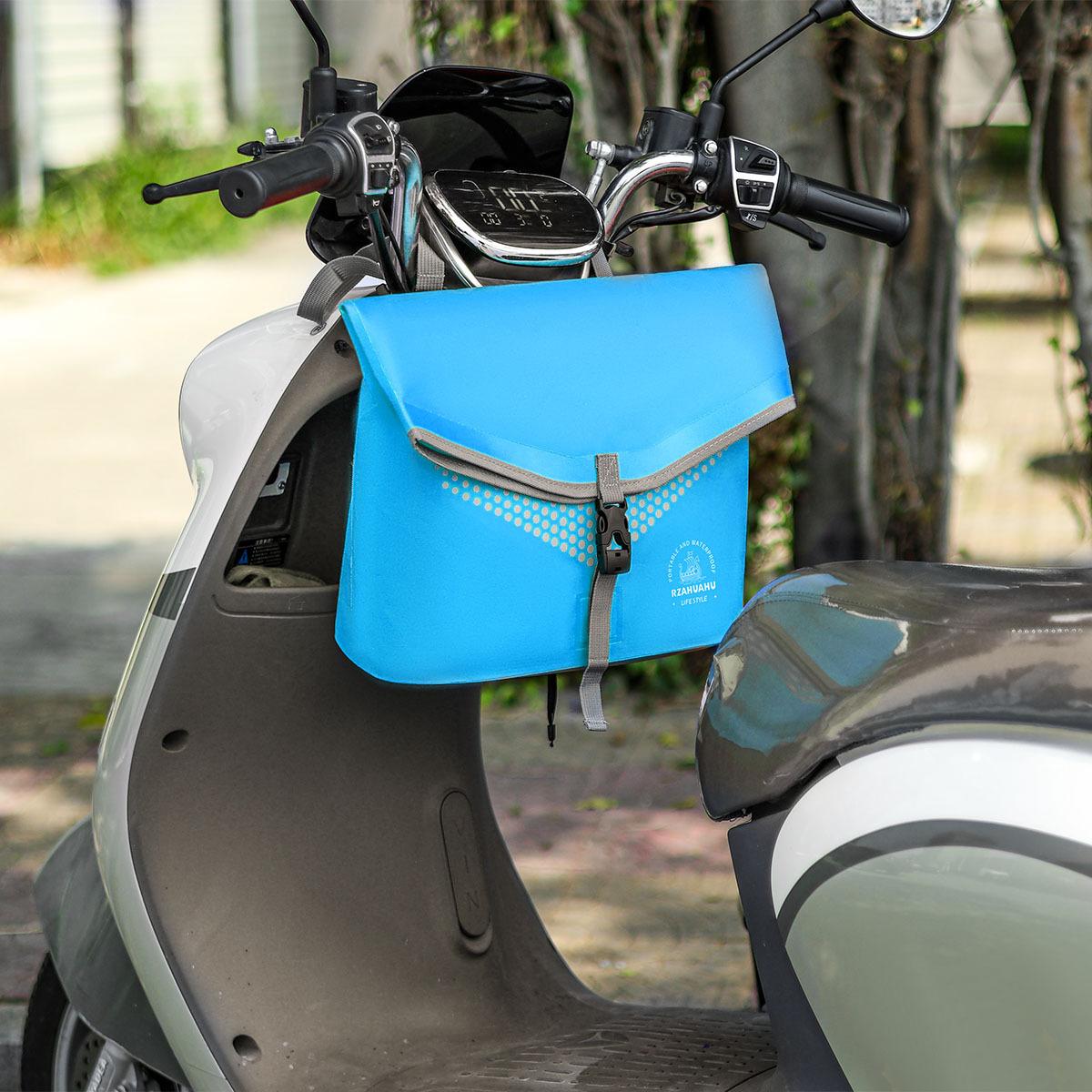 Motorcycle electric vehicle front hanging bag waterproof portable knight bag 34.5*15*29 синій
Motorcycle electric vehicle front hanging bag waterproof portable knight bag 34.5*15*29 синій