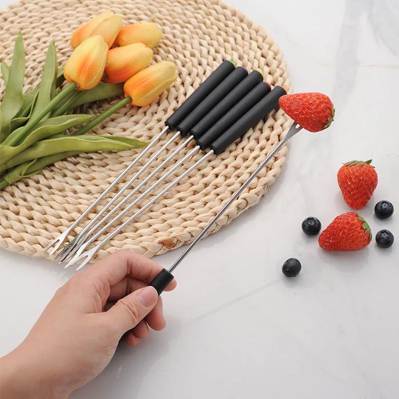 6Pcs Fruit Fork Stainless Steel For Dessert Cake Snack Forks Birthday Party West Tableware Long Handle Kitchen Accessories
6Pcs Fruit Fork Stainless Steel For Dessert Cake Snack Forks Birthday Party West Tableware Long Handle Kitchen Accessories