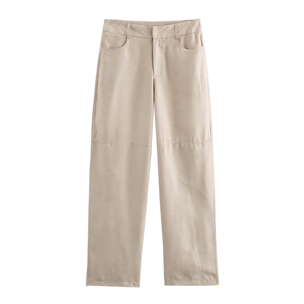 Women s Casual Suede Texture High-Waisted Straight-Leg Pants - 2024 Autumn/Winter Collection M
Women s Casual Suede Texture High-Waisted Straight-Leg Pants - 2024 Autumn/Winter Collection M