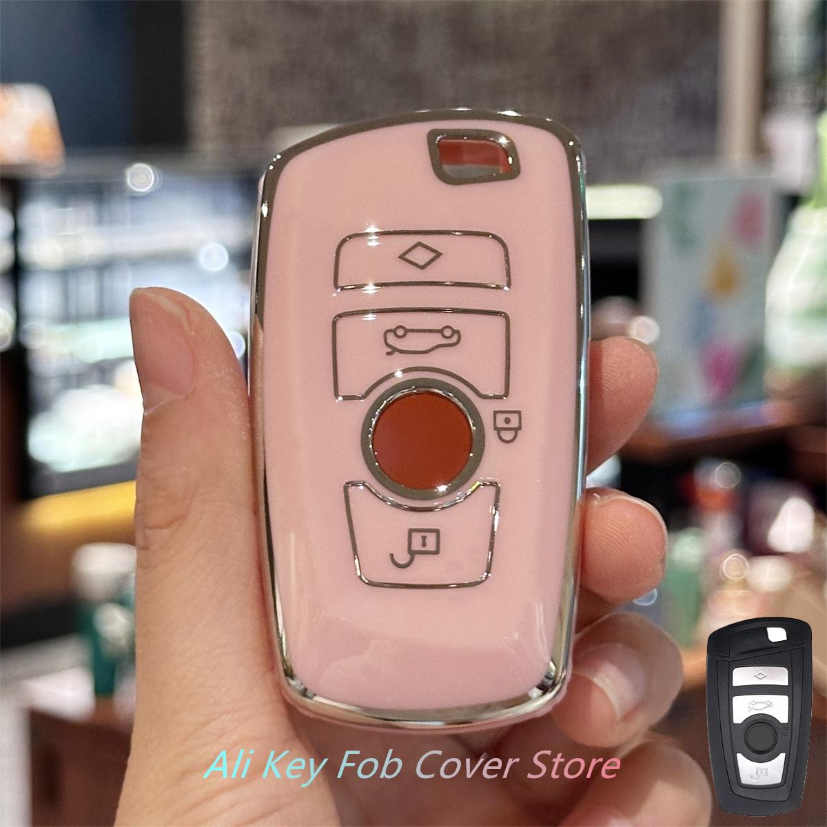 Key Fob Cover Case, TPU Shell Cover Compatible for BMW 1 3 4 5 6 7 Series X3 X4 M5 M6 GT3 GT5 Car Keychain рожевий
Key Fob Cover Case, TPU Shell Cover Compatible for BMW 1 3 4 5 6 7 Series X3 X4 M5 M6 GT3 GT5 Car Keychain рожевий