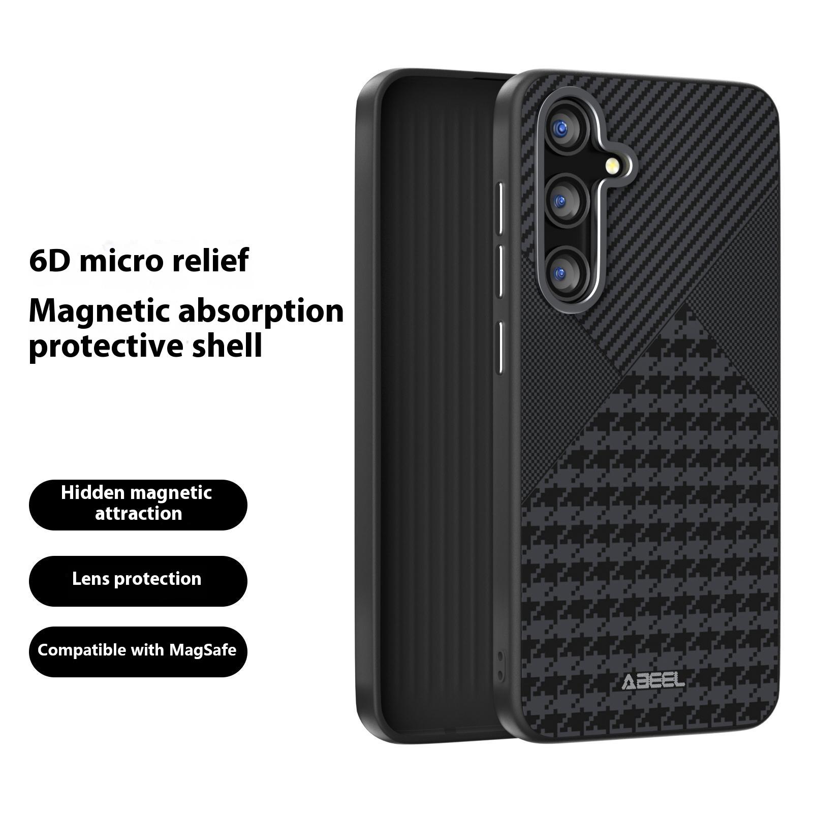 ABEEL For Samsung Galaxy S24 FE Case Compatible with MagSafe PC TPU Aluminum Alloy PU Phone Back Cover As Shown A
ABEEL For Samsung Galaxy S24 FE Case Compatible with MagSafe PC TPU Aluminum Alloy PU Phone Back Cover As Shown A