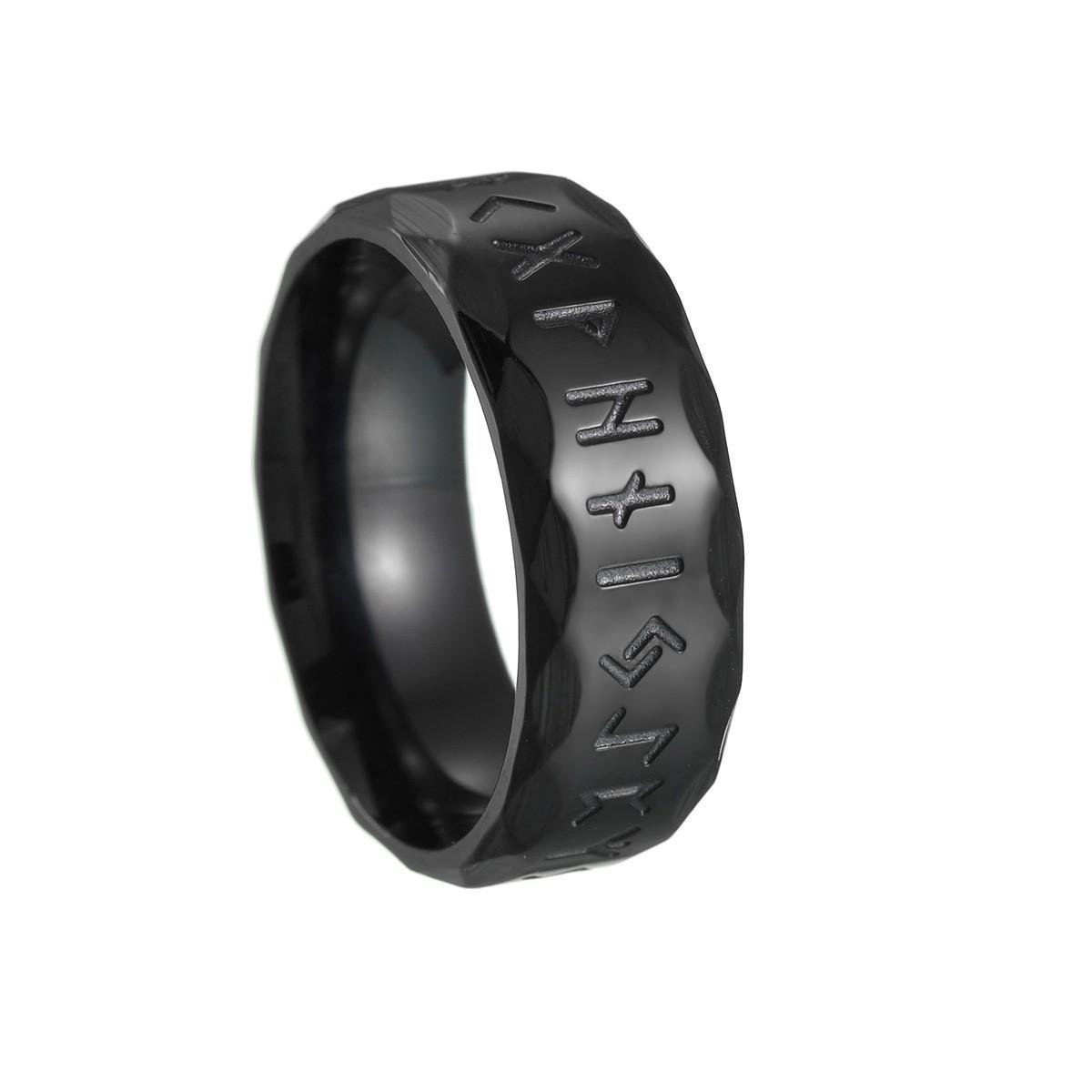 Vintage Distressed Viking Runic Titanium Steel Ring For Men Unique Jewelry no. 13 чорний
Vintage Distressed Viking Runic Titanium Steel Ring For Men Unique Jewelry no. 13 чорний